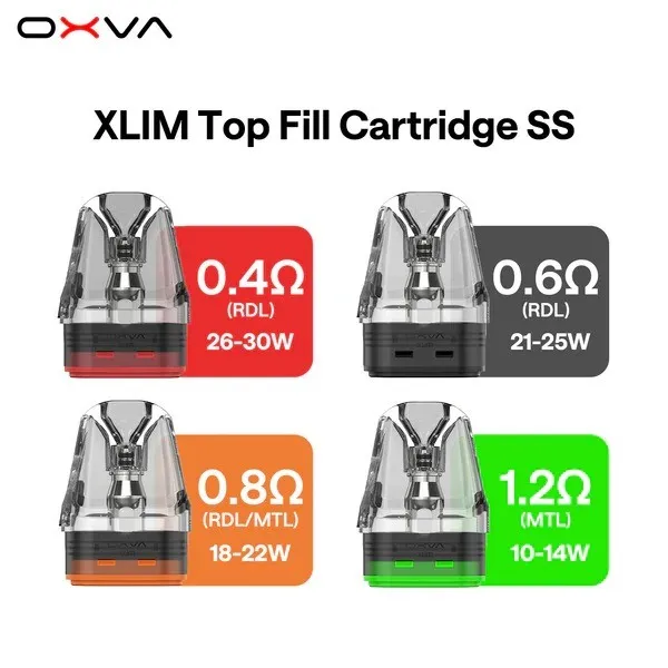 OXVA XLIM PRO2 DNA 不鏽鋼stainless steel 空倉